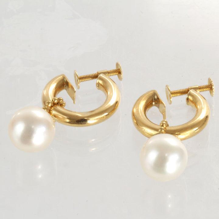 良品『USED』 K18/パール  
イヤリング
 4.0g