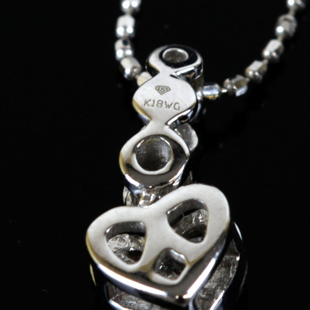 美品『USED』 K18/K18WG  /ダイヤモンド 
ネックレス
 1.9g
