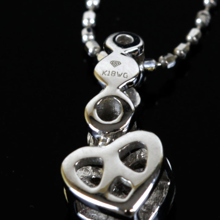 美品『USED』 K18/K18WG  /ダイヤモンド 
ネックレス
 1.9g
