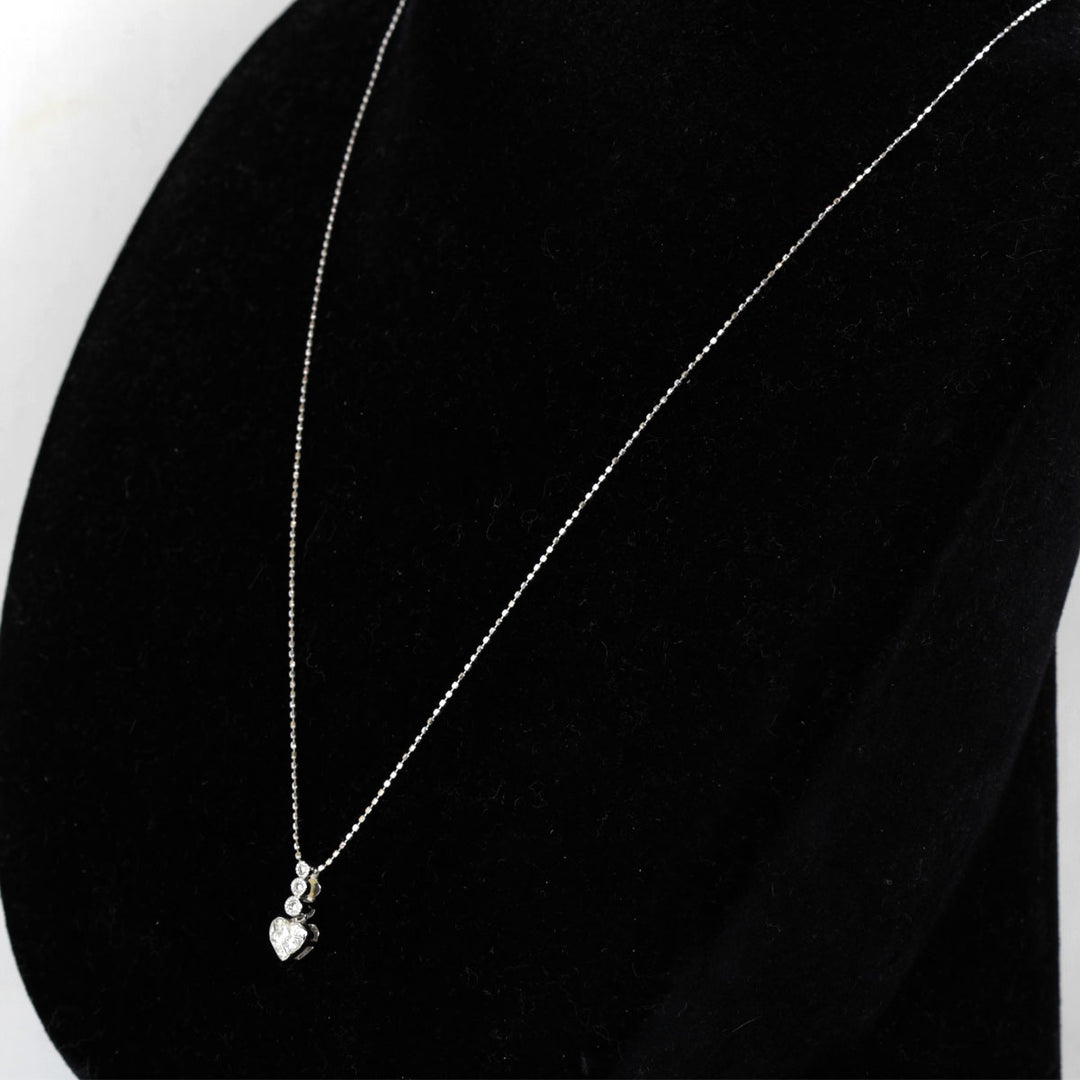 美品『USED』 K18/K18WG  /ダイヤモンド 
ネックレス
 1.9g