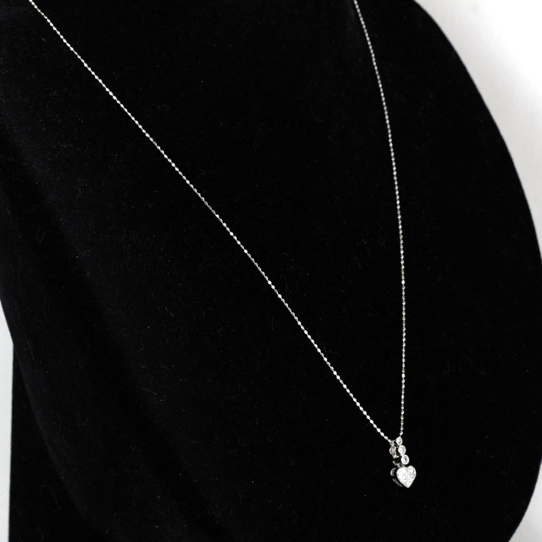 美品『USED』 K18/K18WG  /ダイヤモンド 
ネックレス
 1.9g