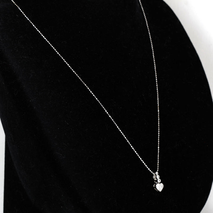 美品『USED』 K18/K18WG  /ダイヤモンド 
ネックレス
 1.9g