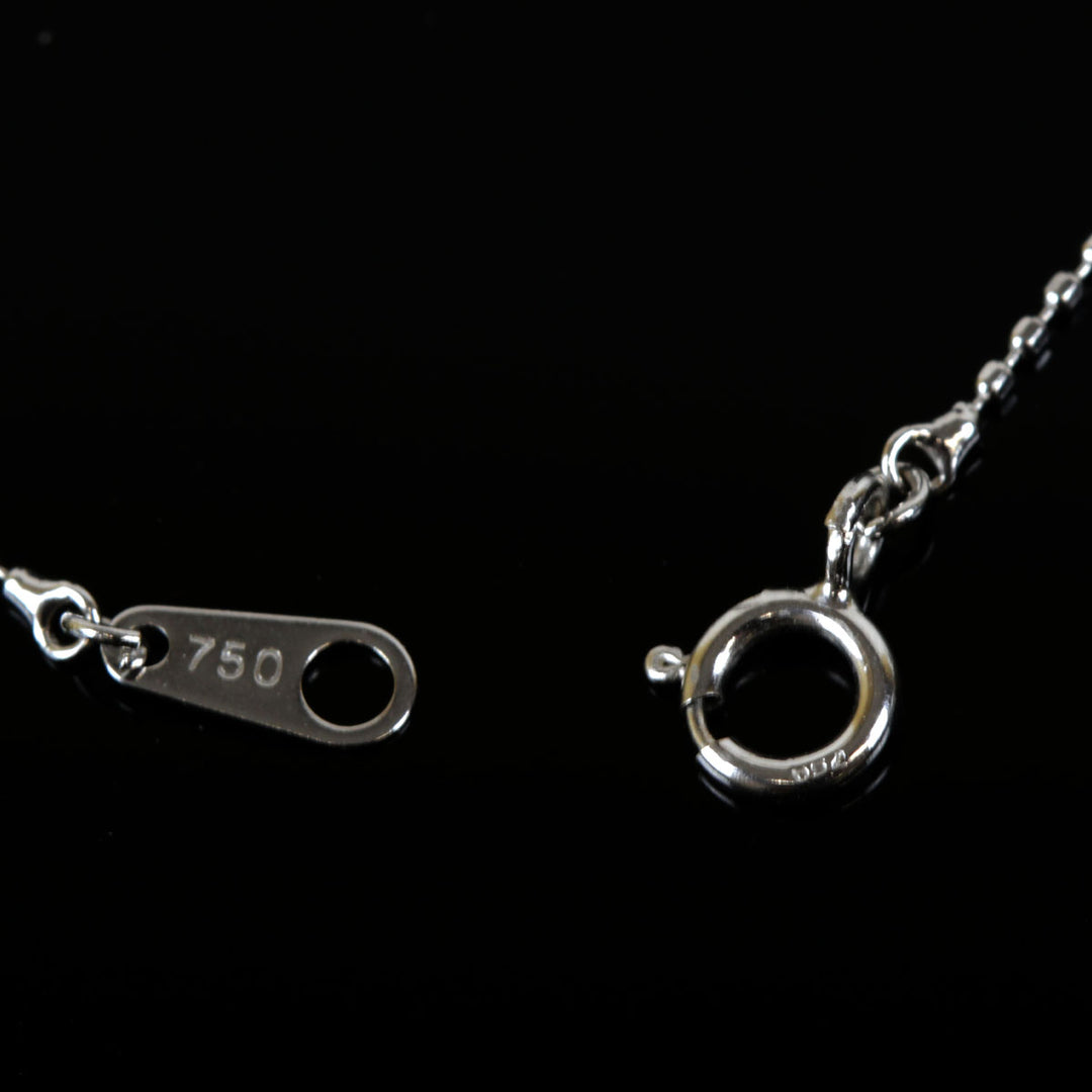 美品『USED』 K18/K18WG  /ダイヤモンド 
ネックレス
 1.9g