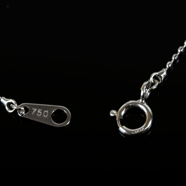 美品『USED』 K18/K18WG  /ダイヤモンド 
ネックレス
 1.9g