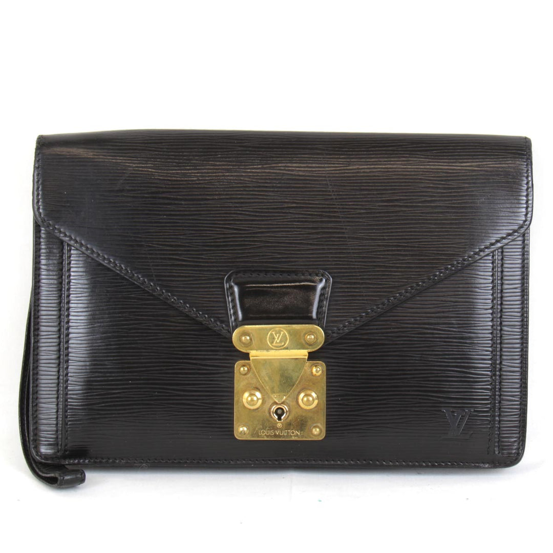 『USED』 
LOUIS VUITTON ルイ・ヴィトン 
 ポシェットセリエ ドラゴンヌ M52612 セカンドバッグ 
エピレザー ブラック