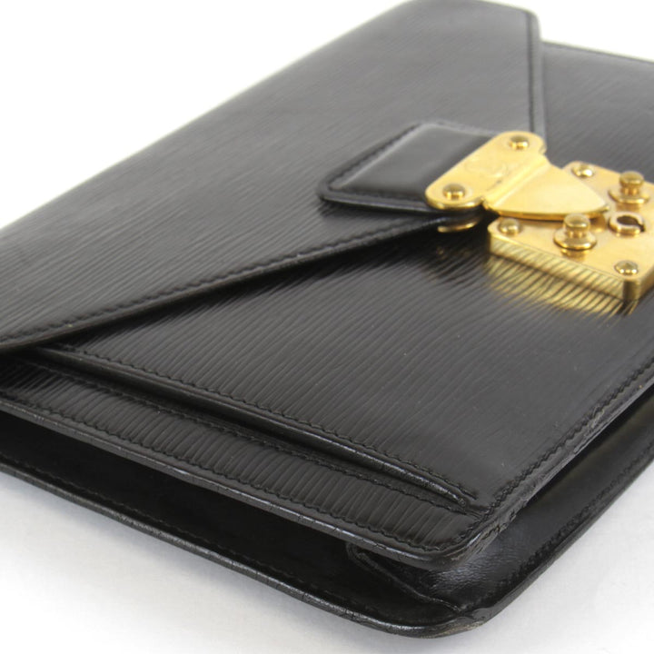 『USED』 
LOUIS VUITTON ルイ・ヴィトン 
 ポシェットセリエ ドラゴンヌ M52612 セカンドバッグ 
エピレザー ブラック