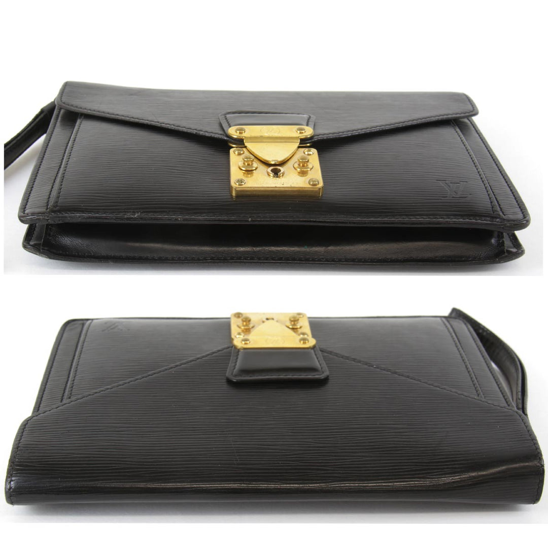 『USED』 
LOUIS VUITTON ルイ・ヴィトン 
 ポシェットセリエ ドラゴンヌ M52612 セカンドバッグ 
エピレザー ブラック