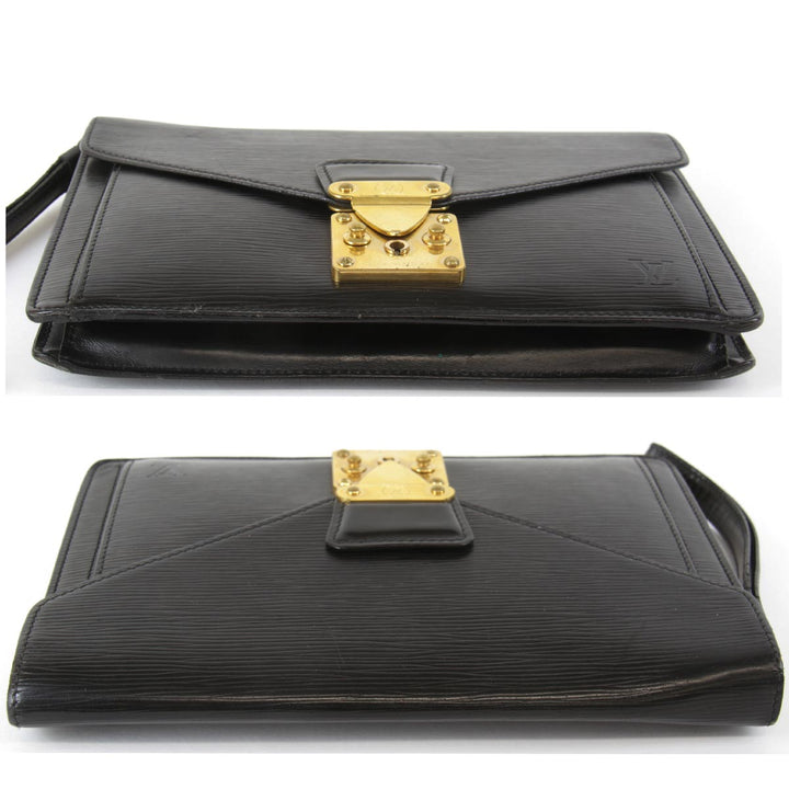 『USED』 
LOUIS VUITTON ルイ・ヴィトン 
 ポシェットセリエ ドラゴンヌ M52612 セカンドバッグ 
エピレザー ブラック
