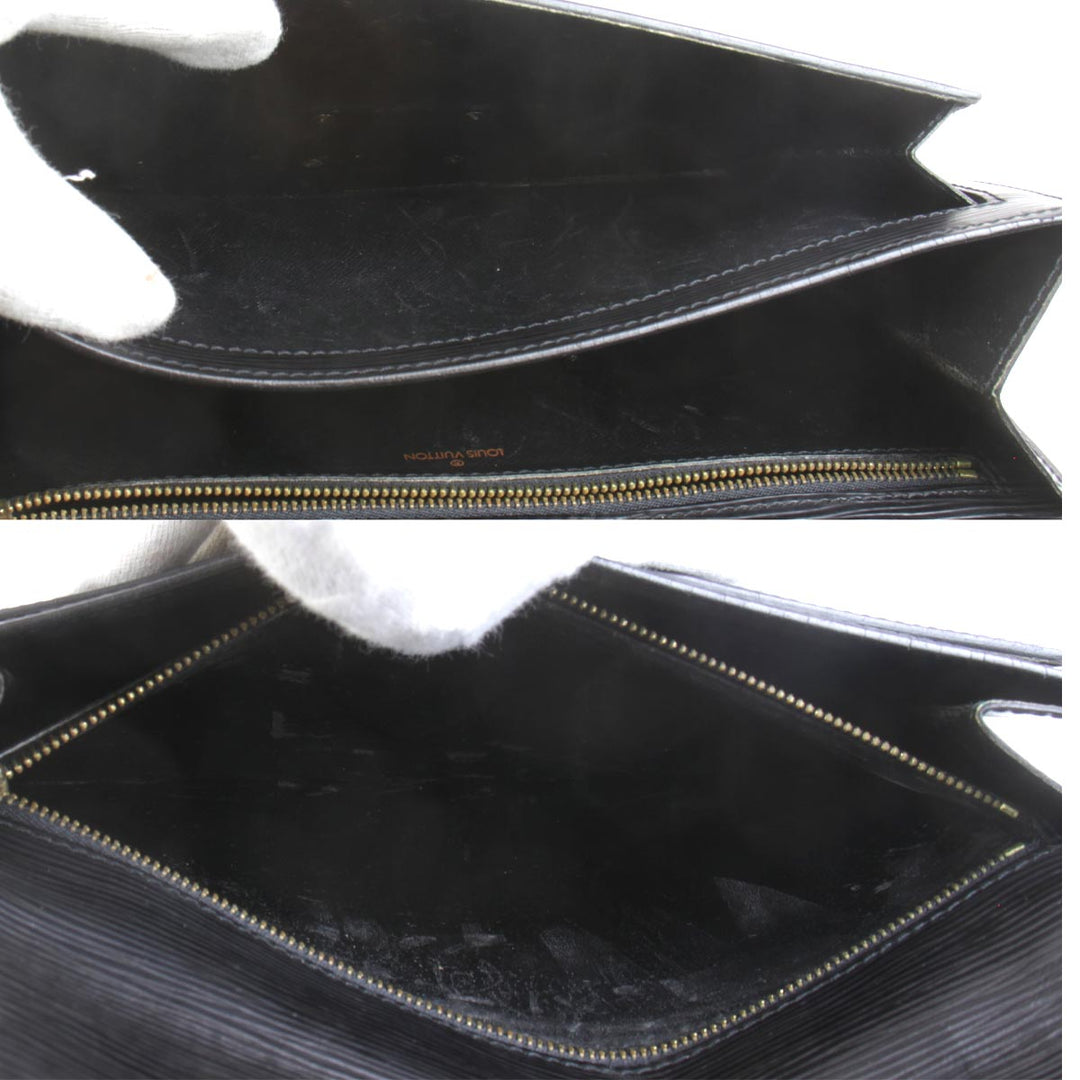 『USED』 
LOUIS VUITTON ルイ・ヴィトン 
 ポシェットセリエ ドラゴンヌ M52612 セカンドバッグ 
エピレザー ブラック