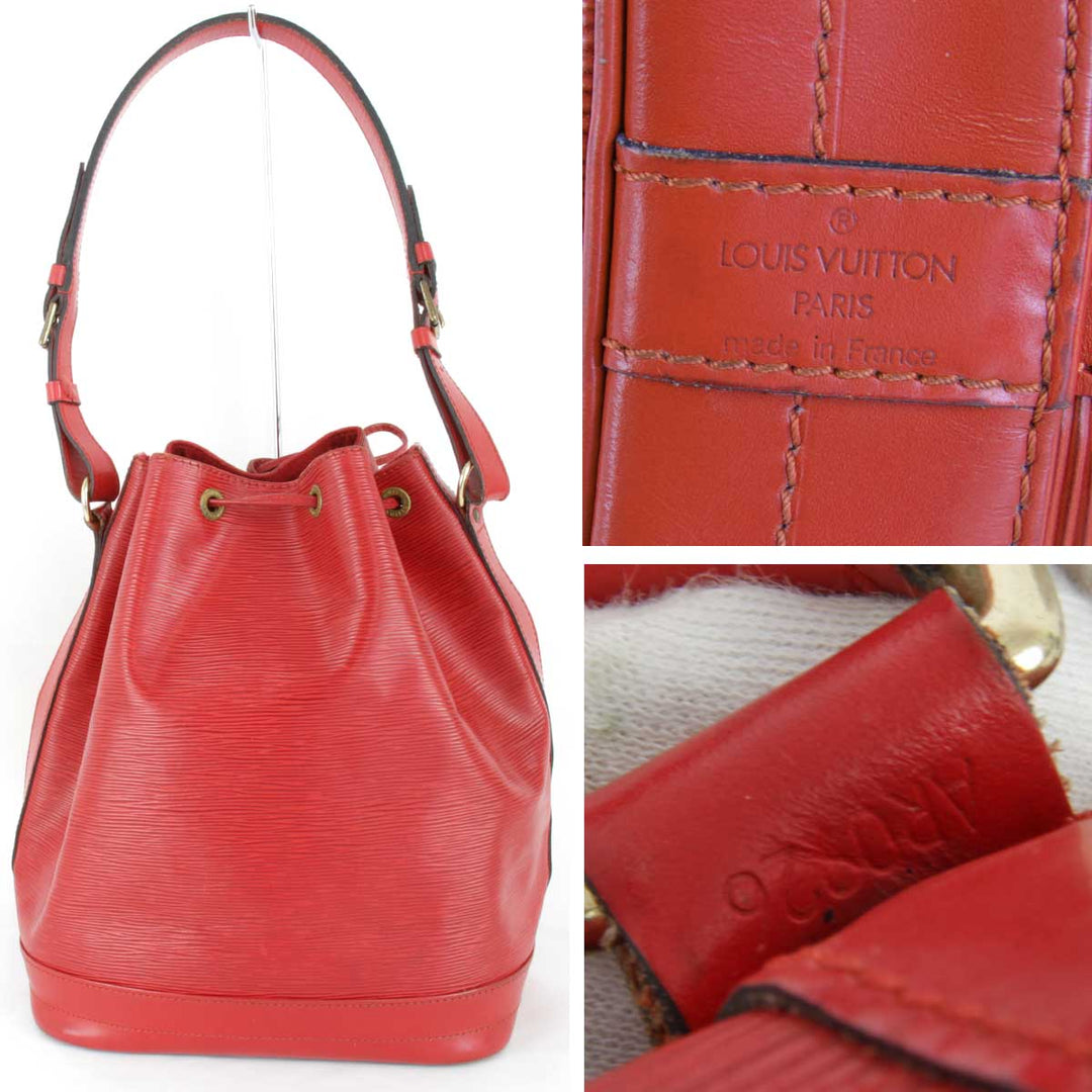 『USED』 
LOUIS VUITTON ルイ・ヴィトン 
 ノエ M44007 ショルダーバッグ 
エピレザー カスティリアンレッド