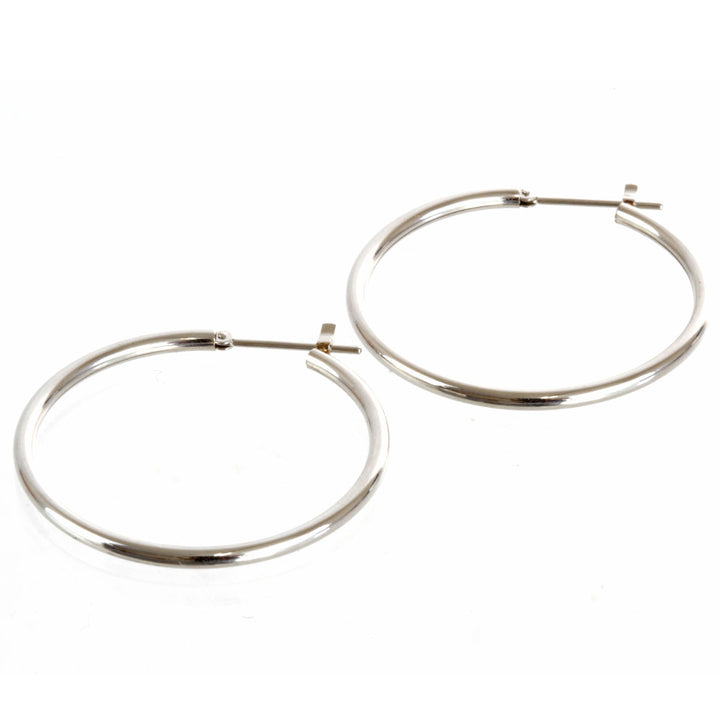 美品『USED』 Pt900 
 フープ ピアス
 3.2g