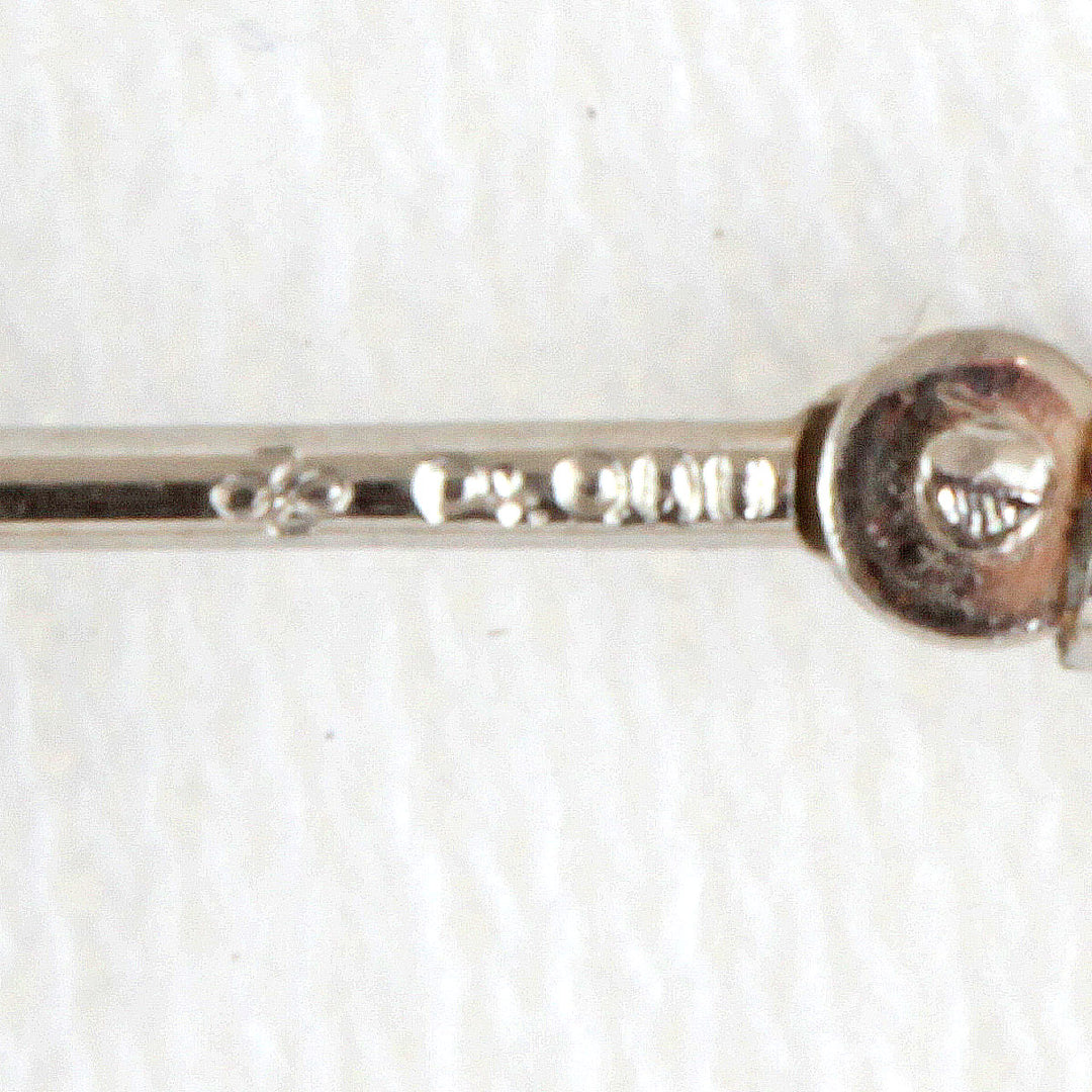 美品『USED』 Pt900 
 フープ ピアス
 3.2g