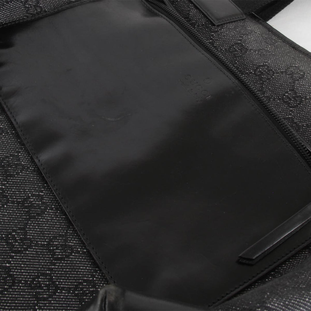『USED』 
GUCCI グッチ 
 34339・3444 トートバッグ 
GGキャンバス/レザー  ブラック