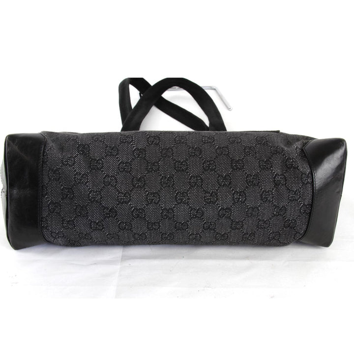 『USED』 
GUCCI グッチ 
 34339・3444 トートバッグ 
GGキャンバス/レザー  ブラック
