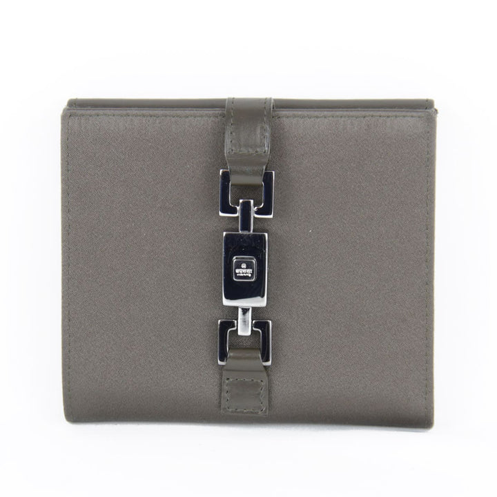 美品『USED』 
GUCCI グッチ 
 035・204249・2131 二つ折り財布 
レザー カーキ