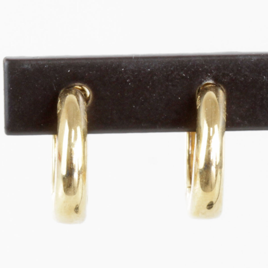 美品『USED』 K18 
 クリップ イヤリング
 2.4g