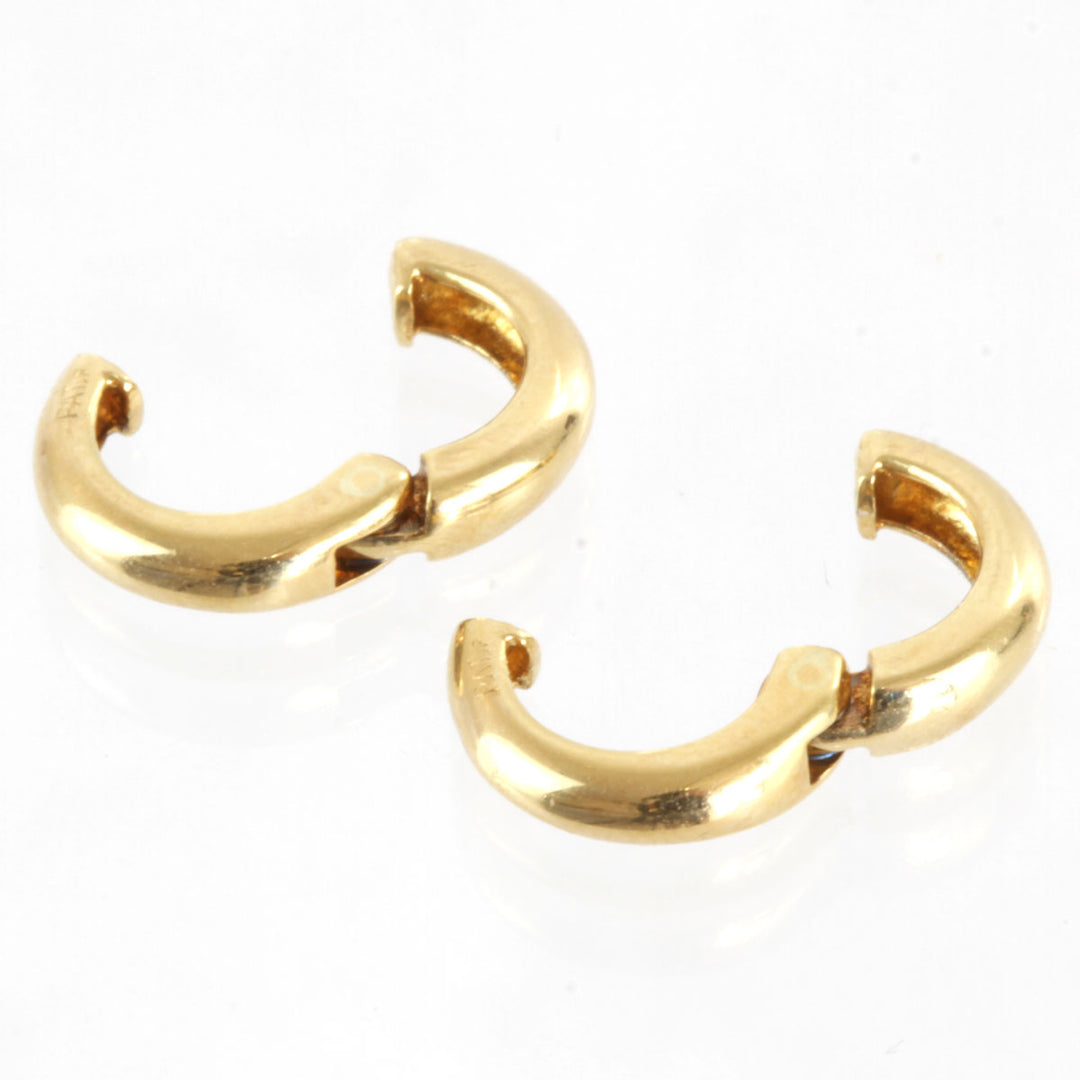 美品『USED』 K18 
 クリップ イヤリング
 2.4g