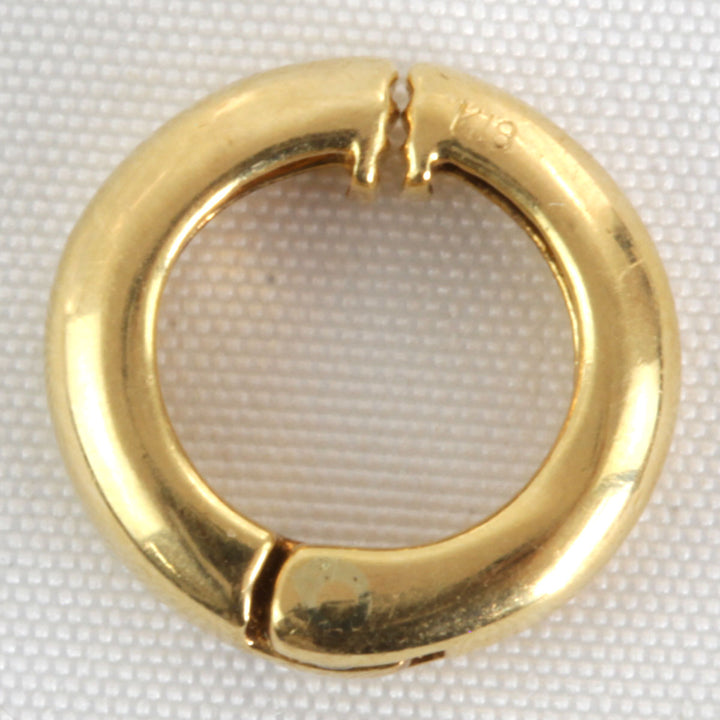 美品『USED』 K18 
 クリップ イヤリング
 2.4g