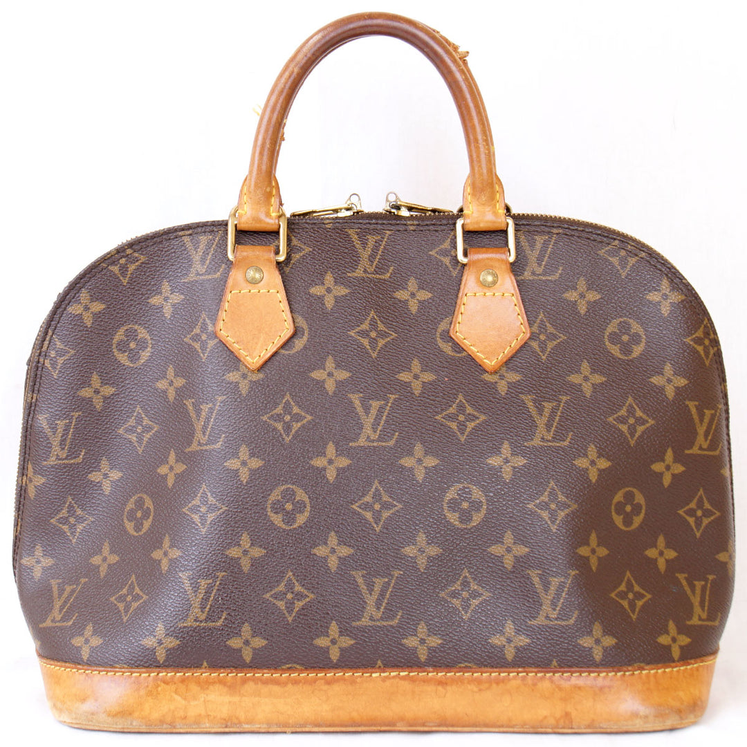 難あり『ジャンク』 
LOUIS VUITTON ルイ・ヴィトン 
 アルマ M51130 ハンドバッグ 
モノグラムキャンバス モノグラム