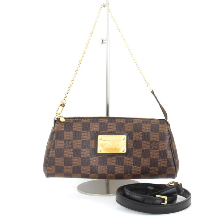 美品『USED』 
LOUIS VUITTON ルイ・ヴィトン 
 エヴァ N55213 ショルダーバッグ 
ダミエキャンバス ダミエ