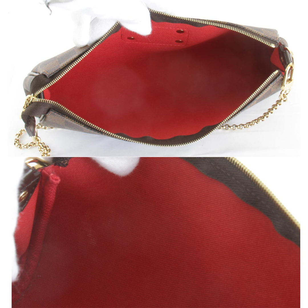 美品『USED』 
LOUIS VUITTON ルイ・ヴィトン 
 エヴァ N55213 ショルダーバッグ 
ダミエキャンバス ダミエ