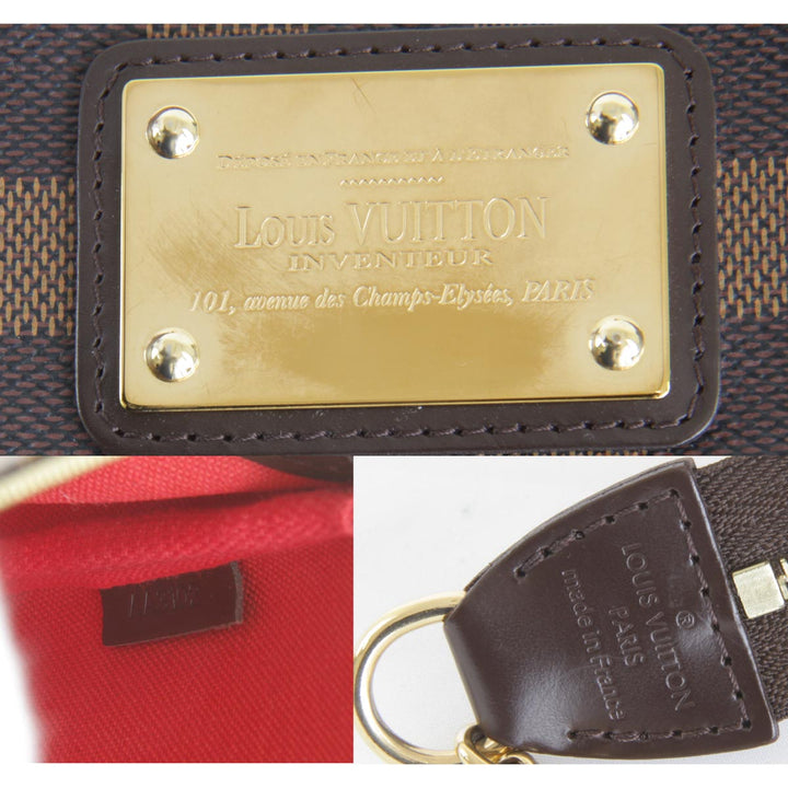 美品『USED』 
LOUIS VUITTON ルイ・ヴィトン 
 エヴァ N55213 ショルダーバッグ 
ダミエキャンバス ダミエ