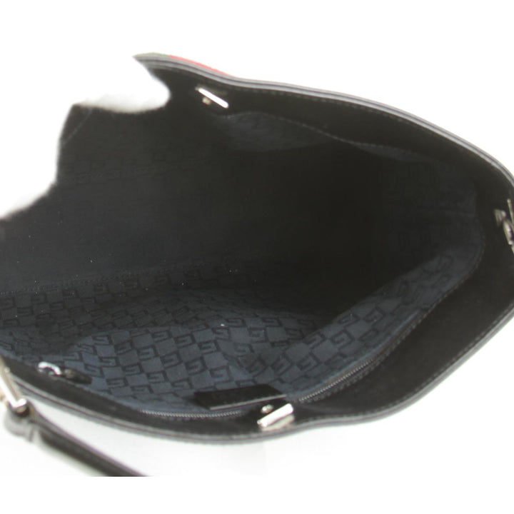 美品『USED』 
GUCCI グッチ 
 33990 ショルダーバッグ 
スウェード/レザー  ブラック