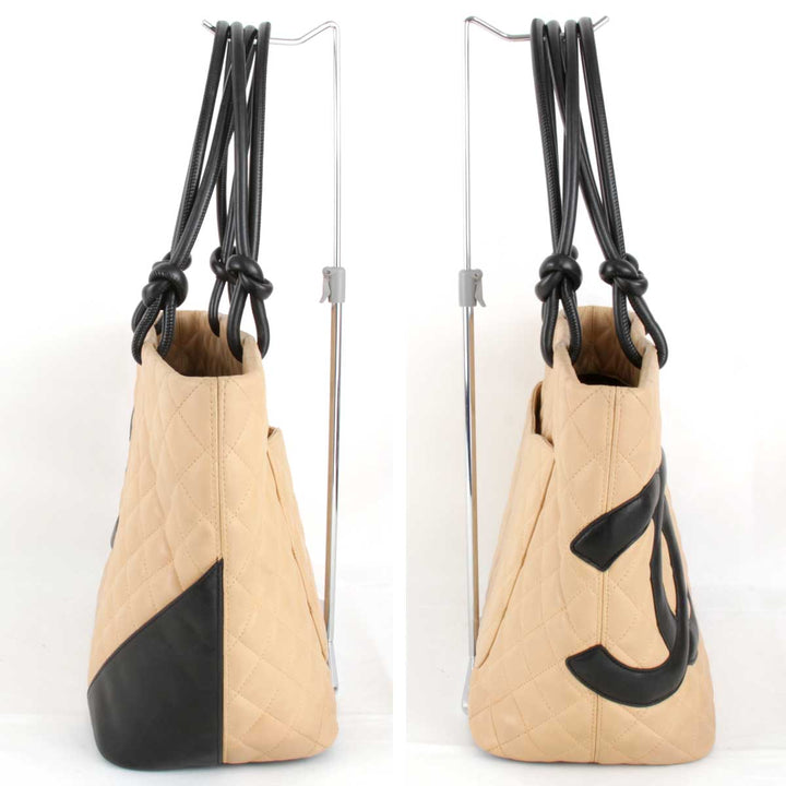 『USED』 
CHANEL シャネル 
 トートバッグ 
レザー ベージュ