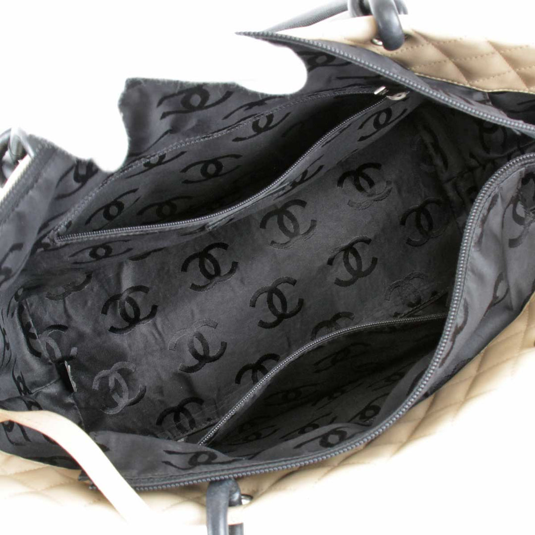 『USED』 
CHANEL シャネル 
 トートバッグ 
レザー ベージュ