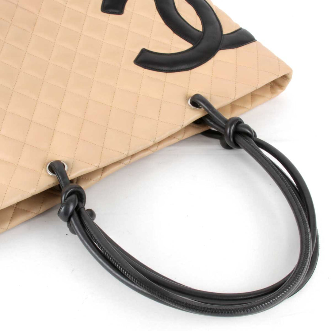 『USED』 
CHANEL シャネル 
 トートバッグ 
レザー ベージュ