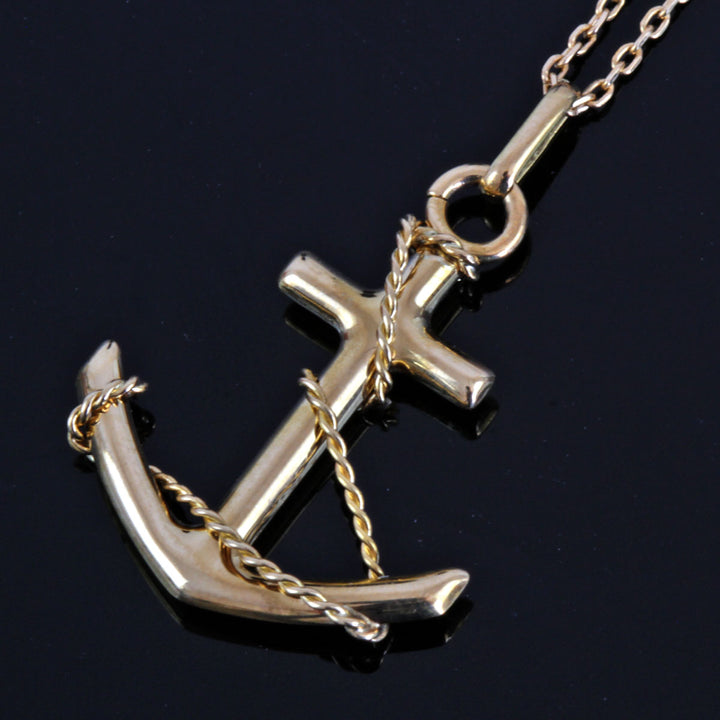 美品『USED』 K18 
 マリン ネックレス
 2.7g