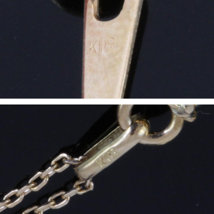 美品『USED』 K18 
 マリン ネックレス
 2.7g