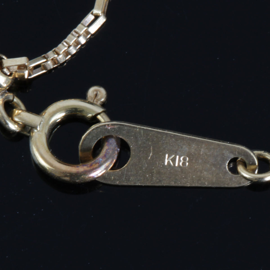 良品『USED』 K18 
ネックレス
 ダイヤモンド 0.16 2.7g