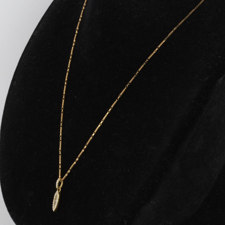 良品『USED』 K18 
ネックレス
 ダイヤモンド 0.16 2.7g