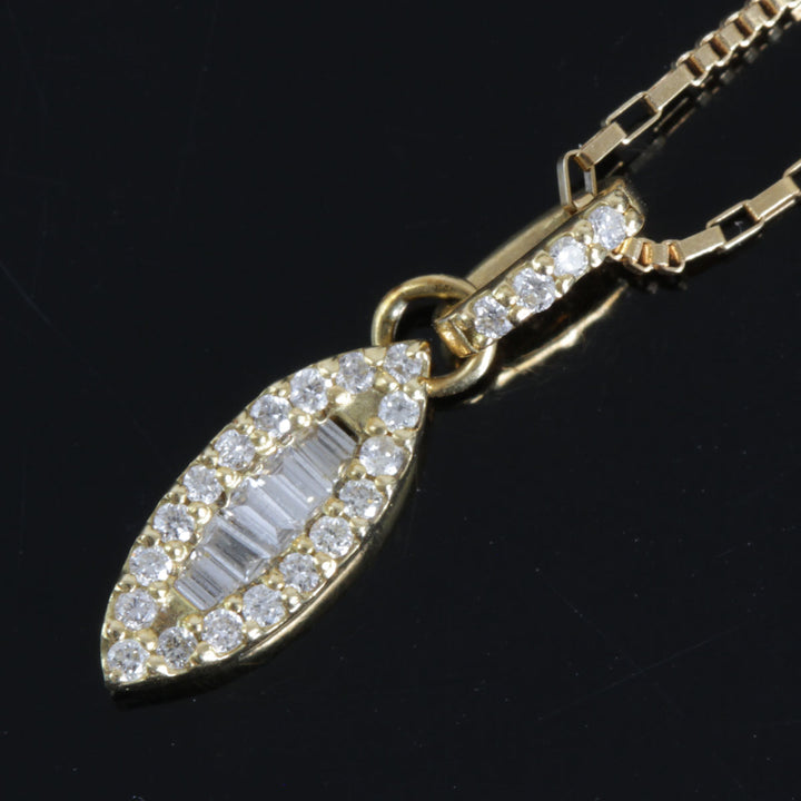 良品『USED』 K18 
ネックレス
 ダイヤモンド 0.16 2.7g