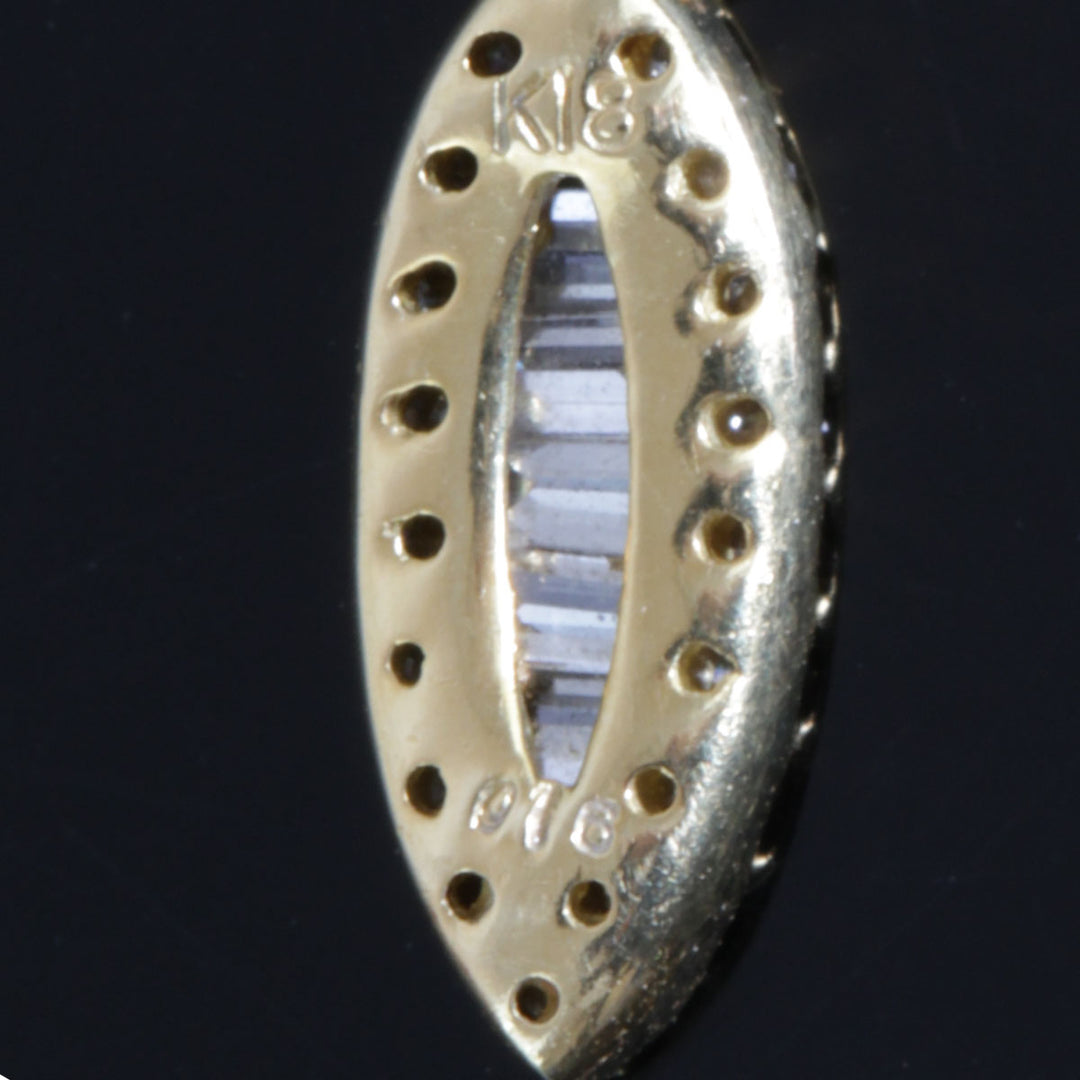 良品『USED』 K18 
ネックレス
 ダイヤモンド 0.16 2.7g