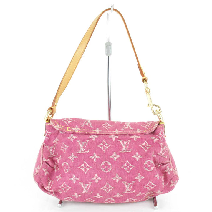 『USED』 
LOUIS VUITTON ルイ・ヴィトン 
 ミニ・プリーティ  M95216 ハンドバッグ 
デニム ピンク
