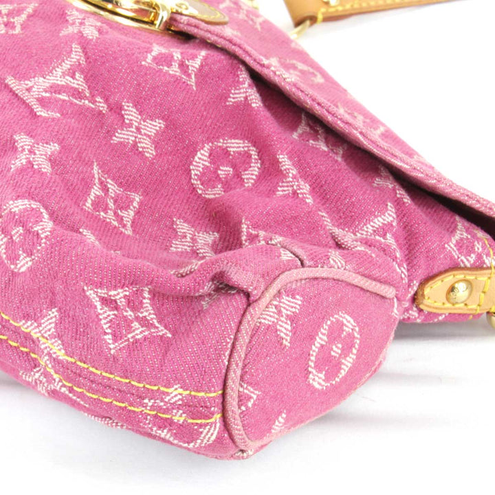 『USED』 
LOUIS VUITTON ルイ・ヴィトン 
 ミニ・プリーティ  M95216 ハンドバッグ 
デニム ピンク