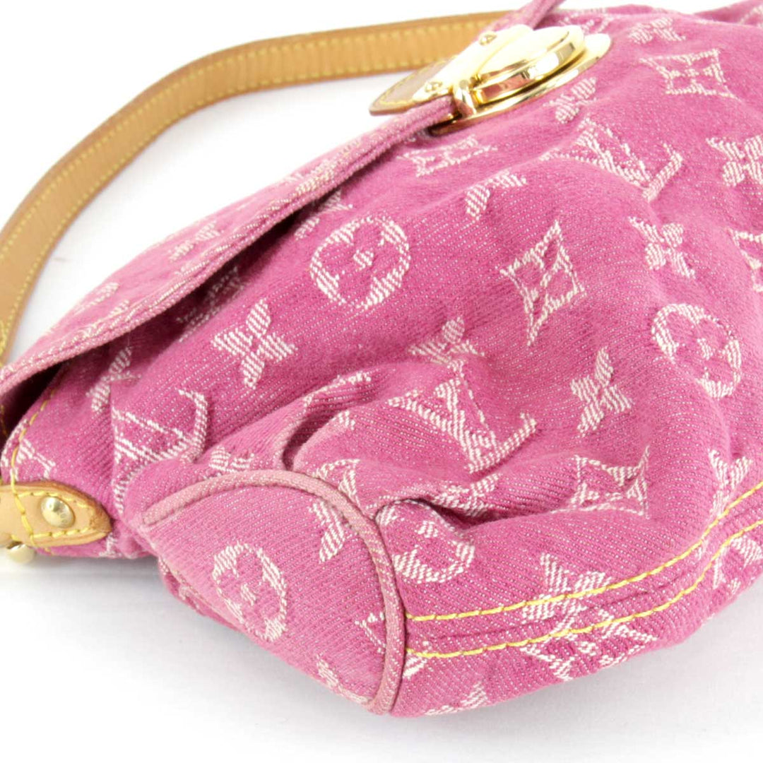 『USED』 
LOUIS VUITTON ルイ・ヴィトン 
 ミニ・プリーティ  M95216 ハンドバッグ 
デニム ピンク