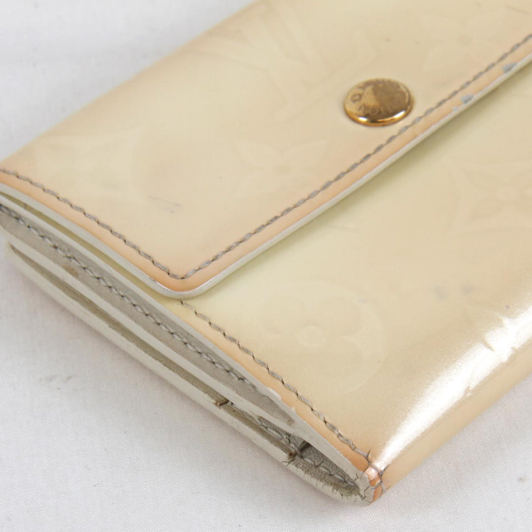『USED』 
LOUIS VUITTON ルイ・ヴィトン 
 ラドロー 二つ折り M91357 コインケース 
モノグラムヴェルニ ベージュ
