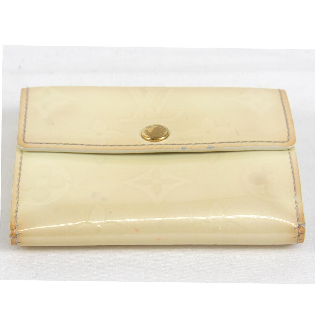 『USED』 
LOUIS VUITTON ルイ・ヴィトン 
 ラドロー 二つ折り M91357 コインケース 
モノグラムヴェルニ ベージュ