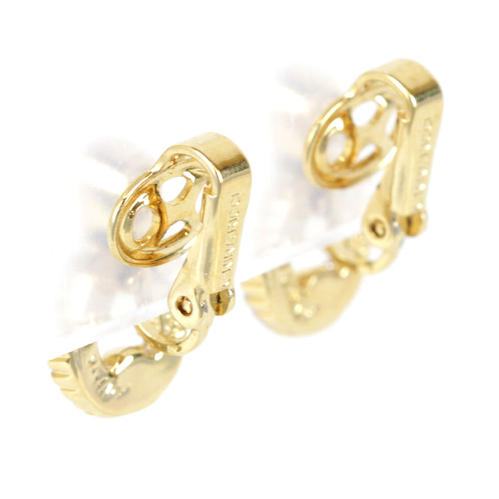 美品『USED』 メタル 
NINA RICCI  ストーンイヤリング イヤリング