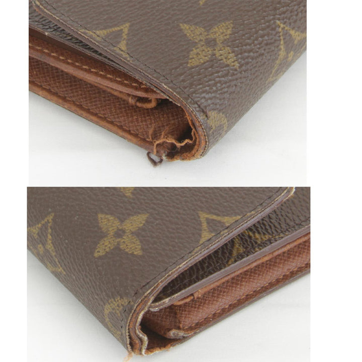 『USED』 
LOUIS VUITTON ルイ・ヴィトン 
 ポルトトレゾール・エテュイ パピエ M61202 三つ折り財布 
モノグラムキャンバス モノグラム