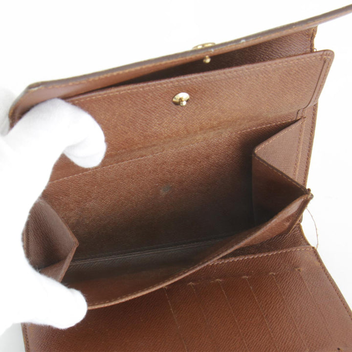 『USED』 
LOUIS VUITTON ルイ・ヴィトン 
 ポルトトレゾール・エテュイ パピエ M61202 三つ折り財布 
モノグラムキャンバス モノグラム