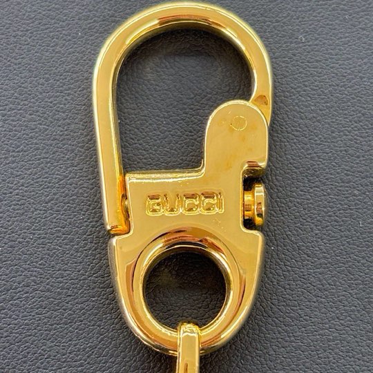 『USED』 
GUCCI グッチ 
 オールドグッチ　GG　インターロッキング キーホルダー 
 ゴールド