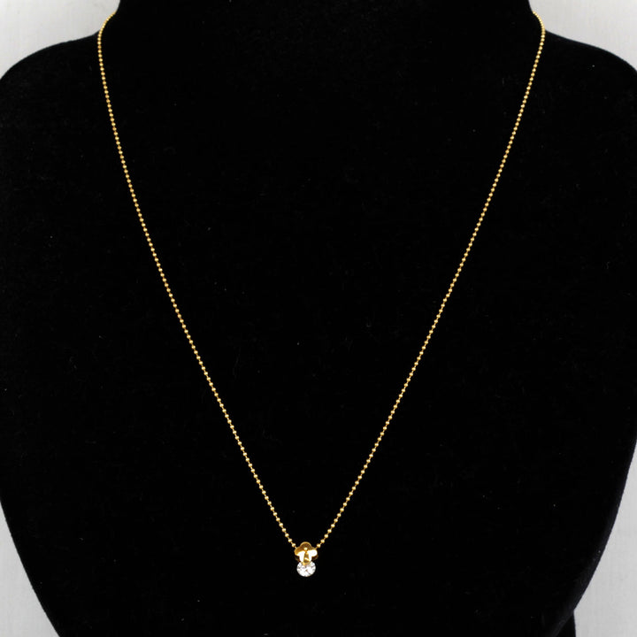 美品『USED』 K18 
 Balestra ネックレス
 ダイヤモンド 0.18 2.7g