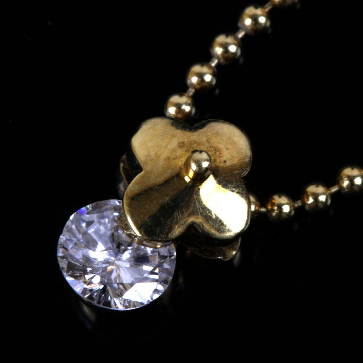 美品『USED』 K18 
 Balestra ネックレス
 ダイヤモンド 0.18 2.7g