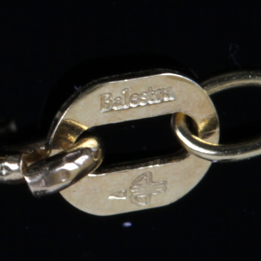 美品『USED』 K18 
 Balestra ネックレス
 ダイヤモンド 0.18 2.7g