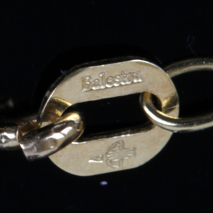美品『USED』 K18 
 Balestra ネックレス
 ダイヤモンド 0.18 2.7g
