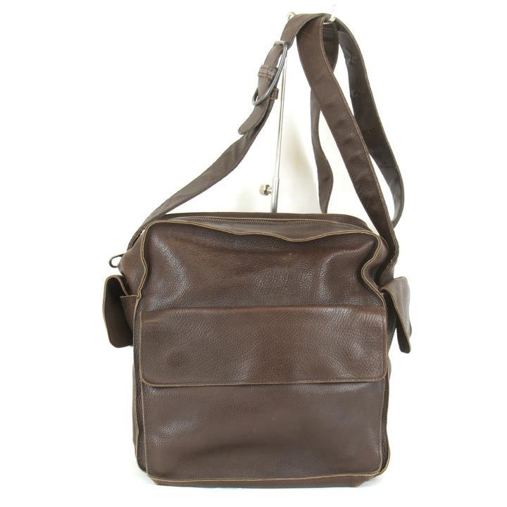 『USED』 
BOTTEGAVENETA ボッテガヴェネタ 
 ショルダーバッグ 
レザー ブラウン